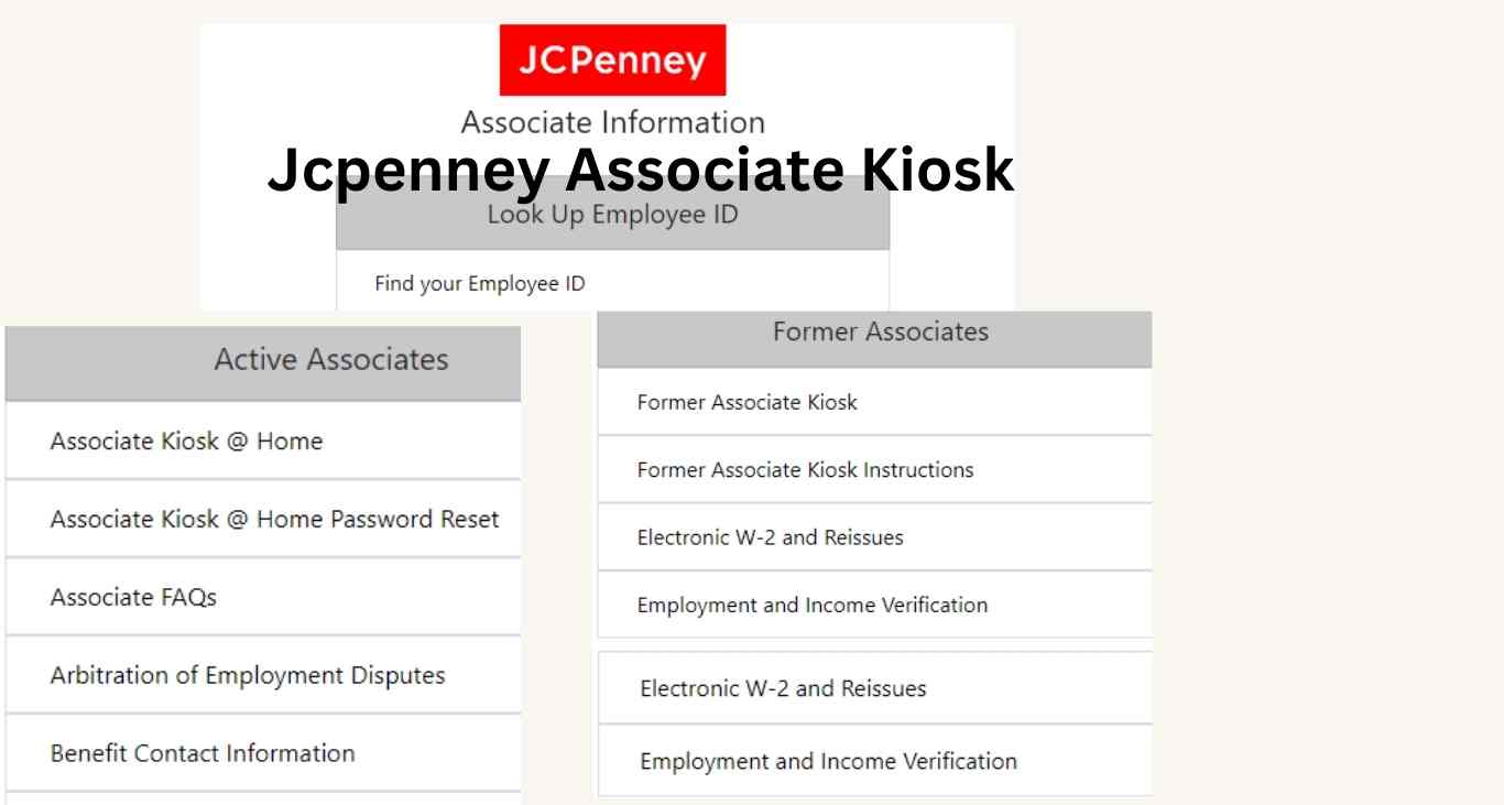 JCP Associate Kiosk is a company’s employee management portal.